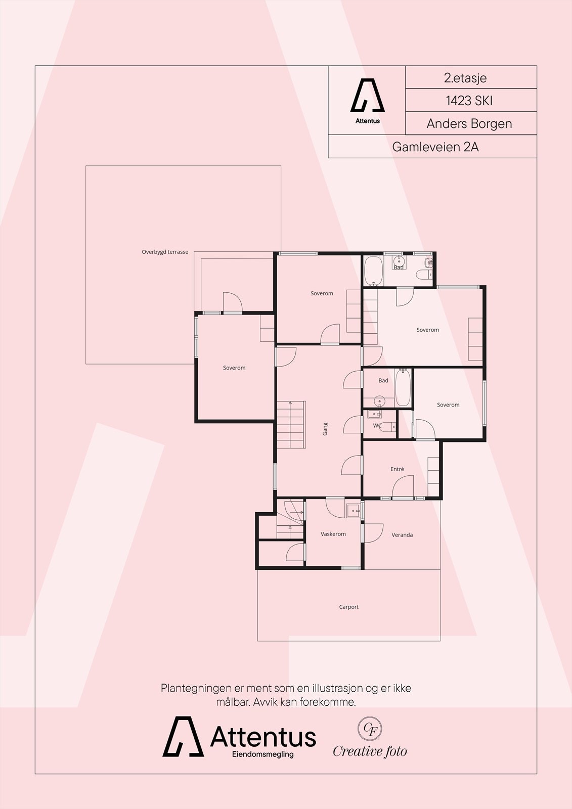 Plantegning Galleribilde