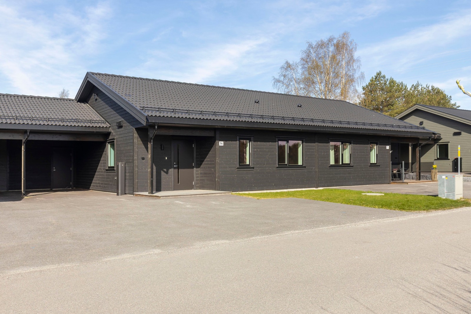 Boligen er nyoppført i 2023 og har en en ideell planløsning med alt på en flate. Galleribilde