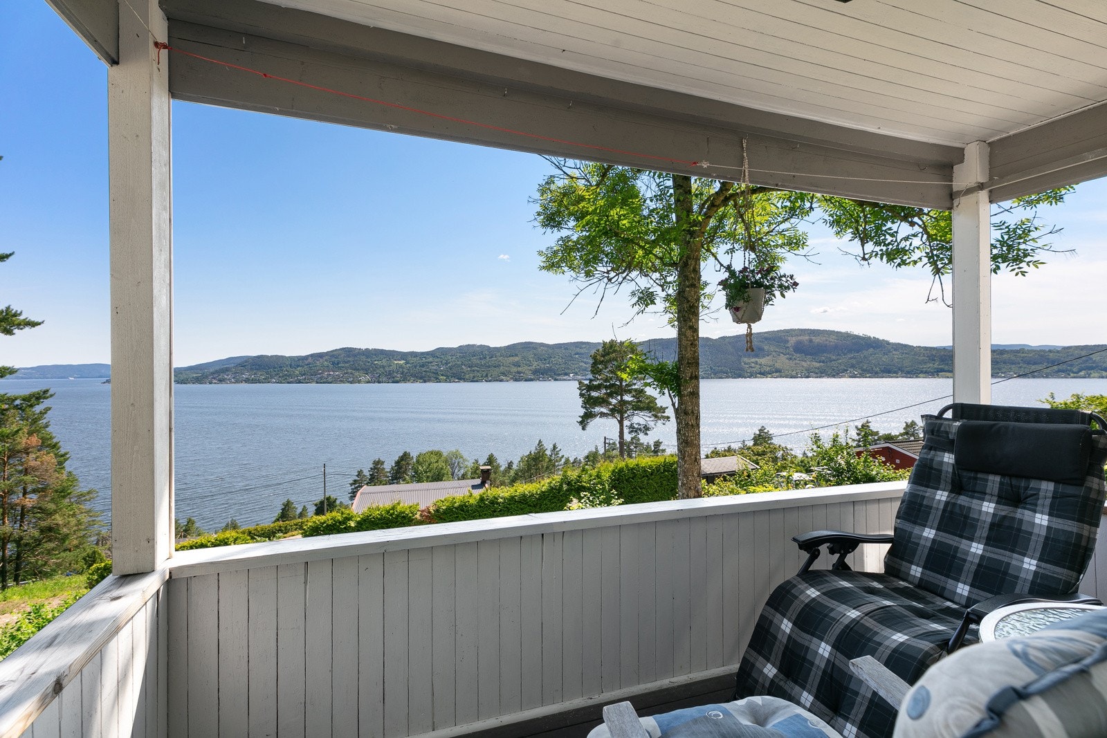Panoramautsikt over Drammensfjorden Galleribilde