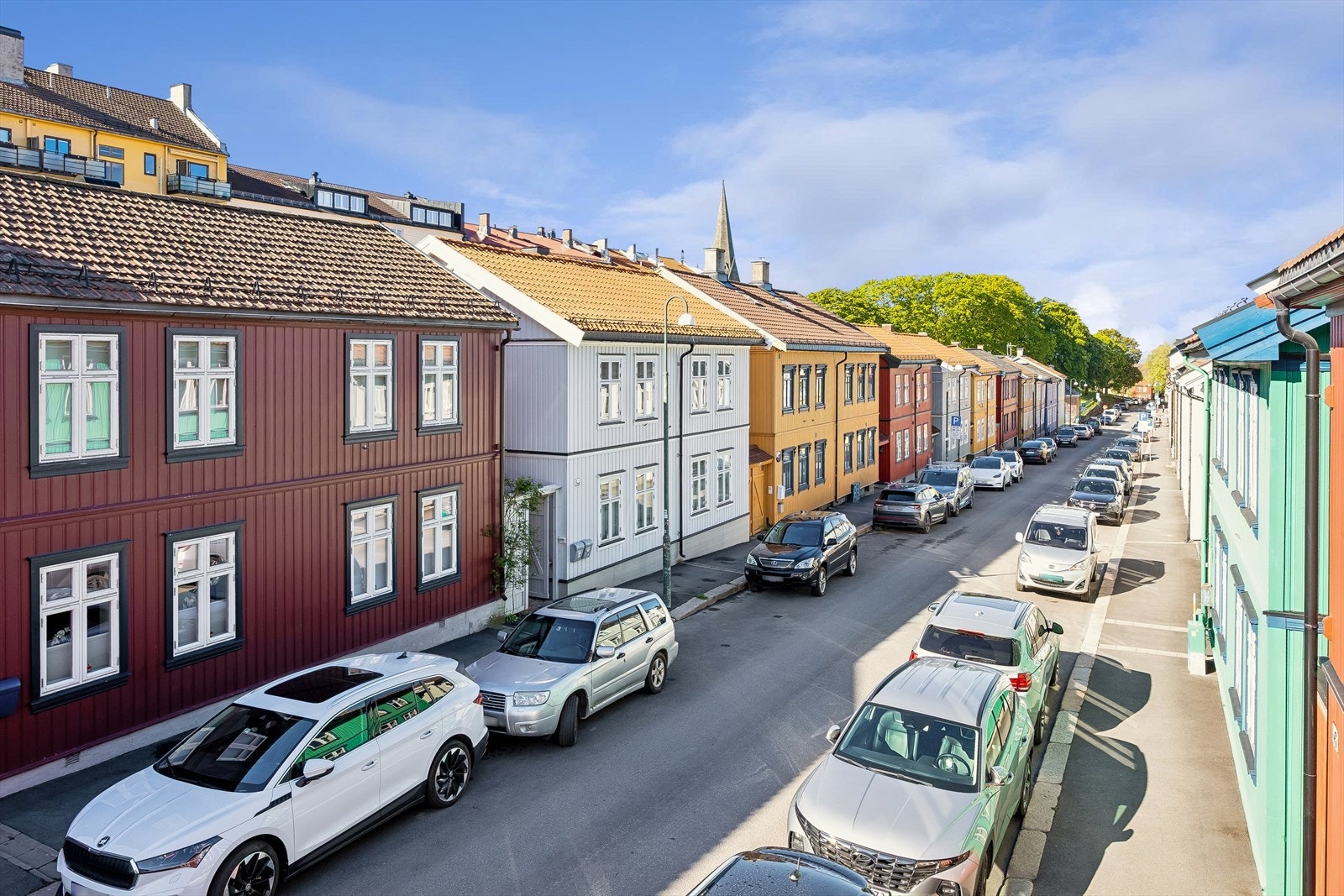 Boligen ligger flott til i populære Danmarks gate på Vålerenga. Galleribilde