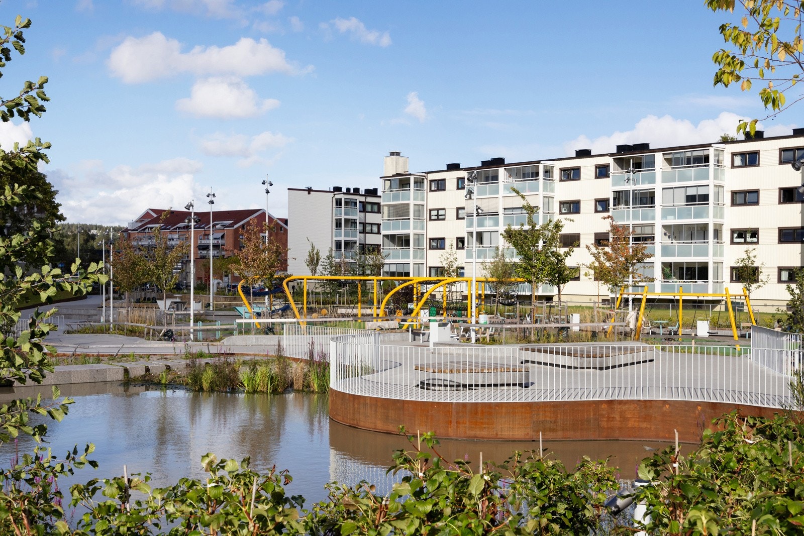 Skarerparken ligger en liten spasertur fra boligen Galleribilde