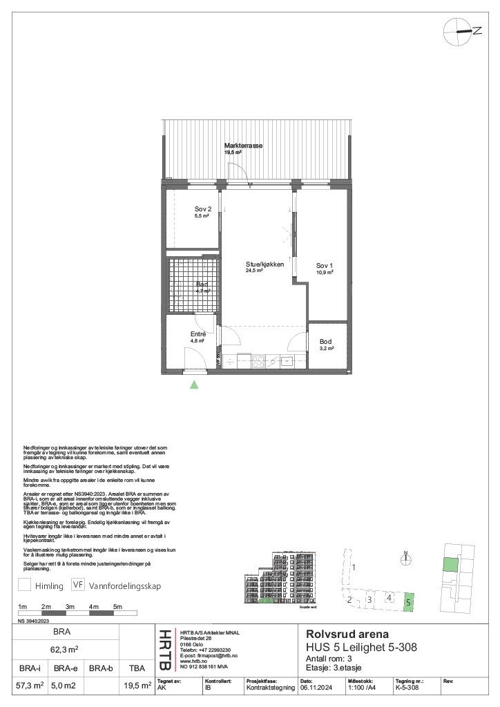Plantegning Galleribilde