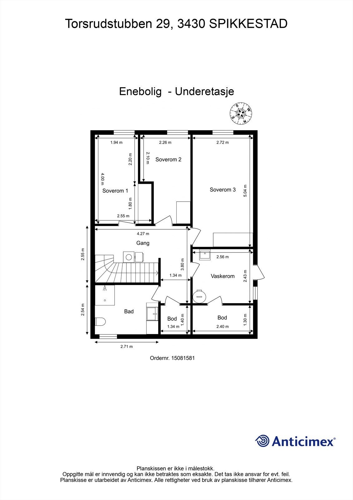 Plantegning u.etg Galleribilde
