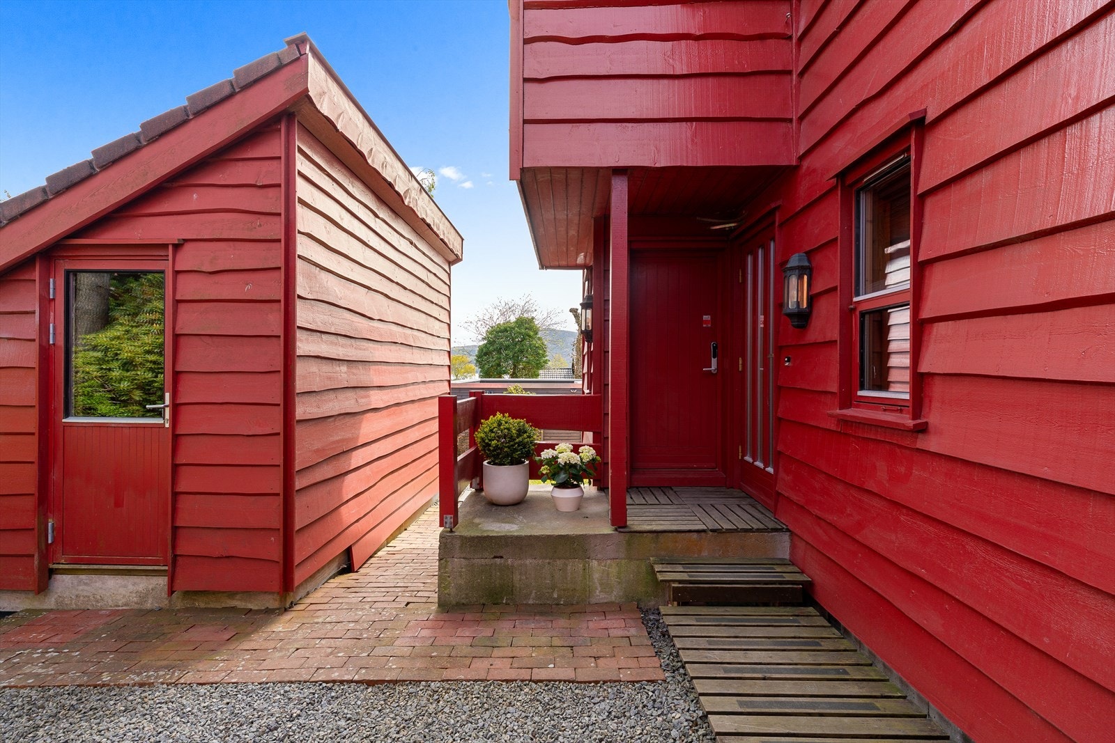 Uteområde. Galleribilde