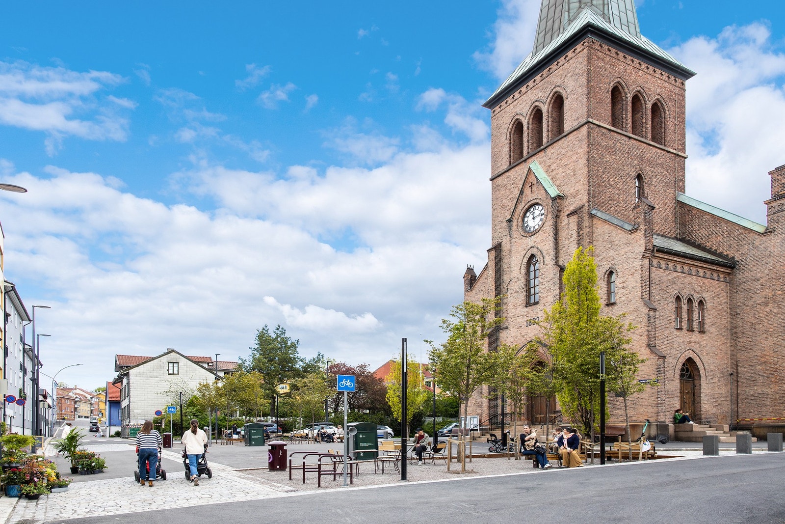 Det er også kort vei til Kampen Galleribilde