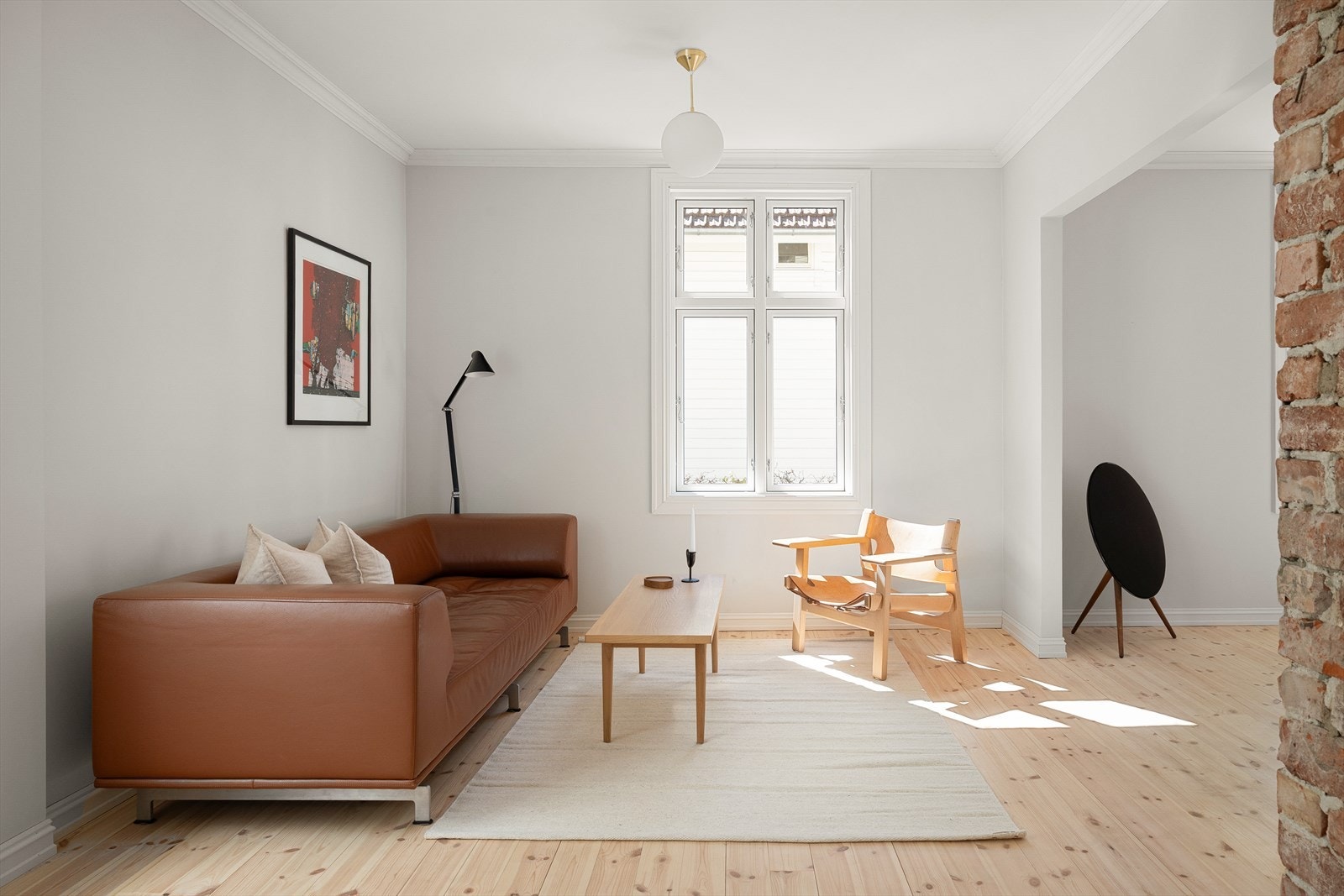 Her er det plass til å innrede med sofagruppe og tv. Galleribilde