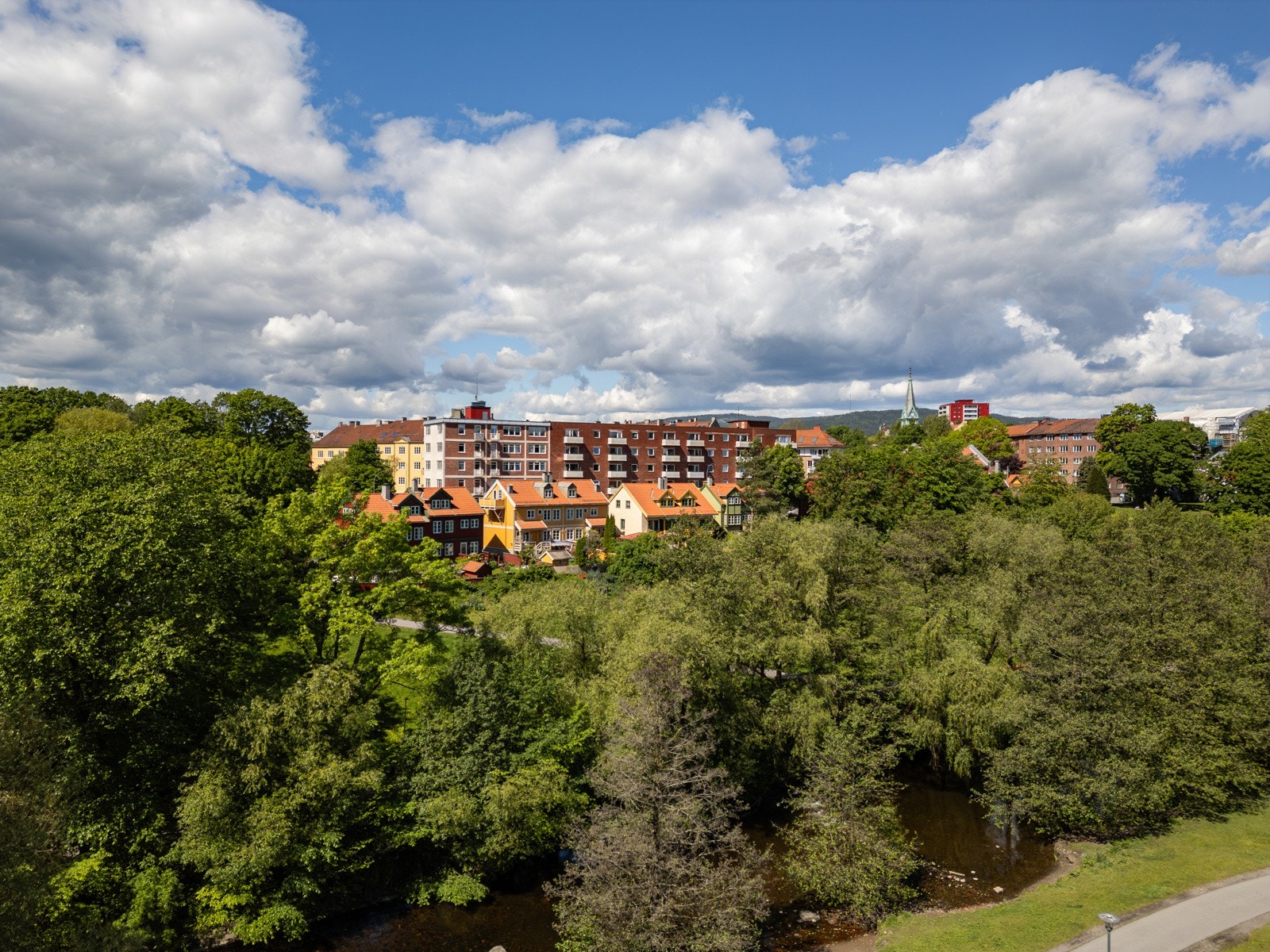 Maridalsveien drone-4 Galleribilde