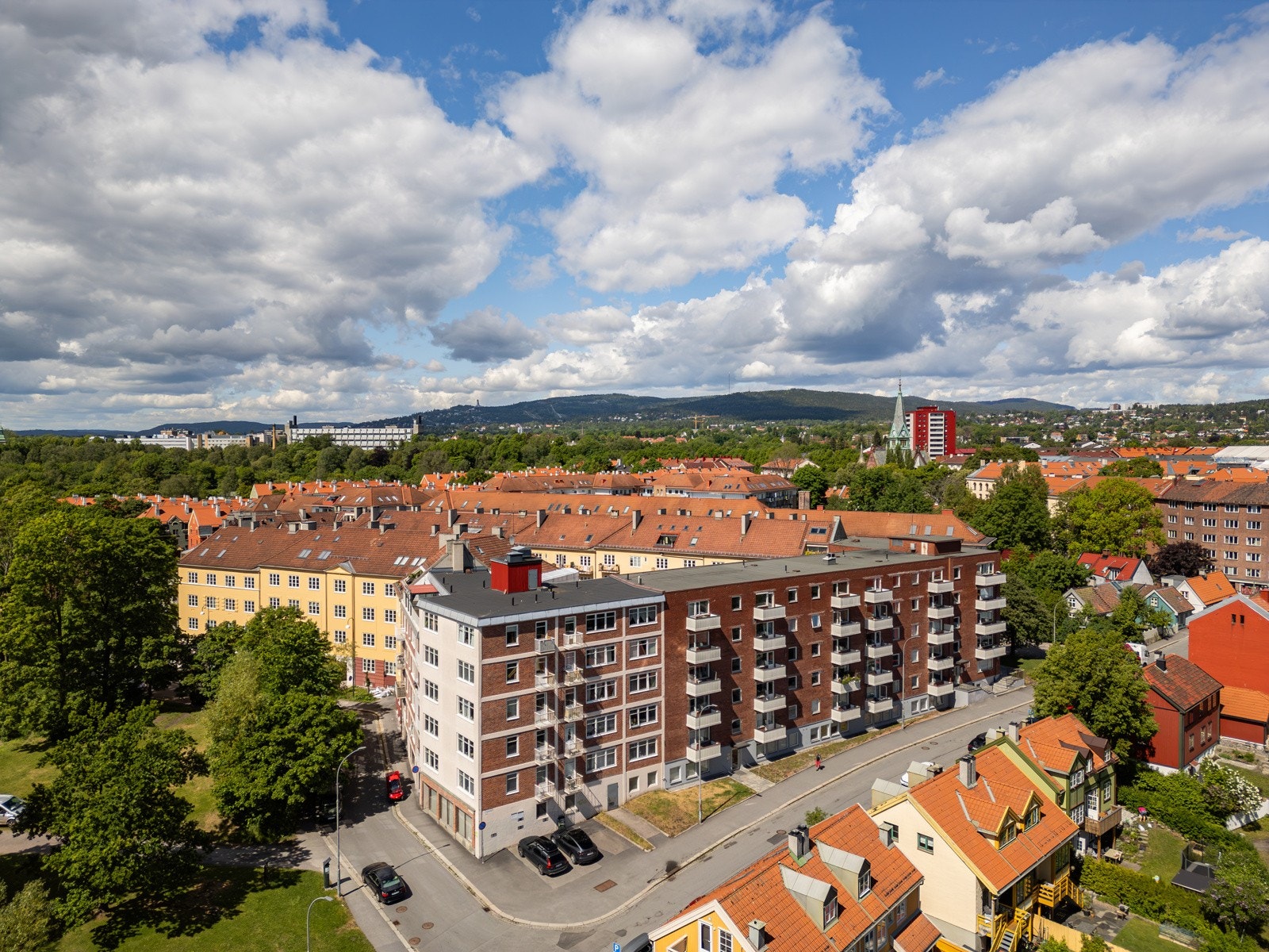 Maridalsveien drone-3 Galleribilde