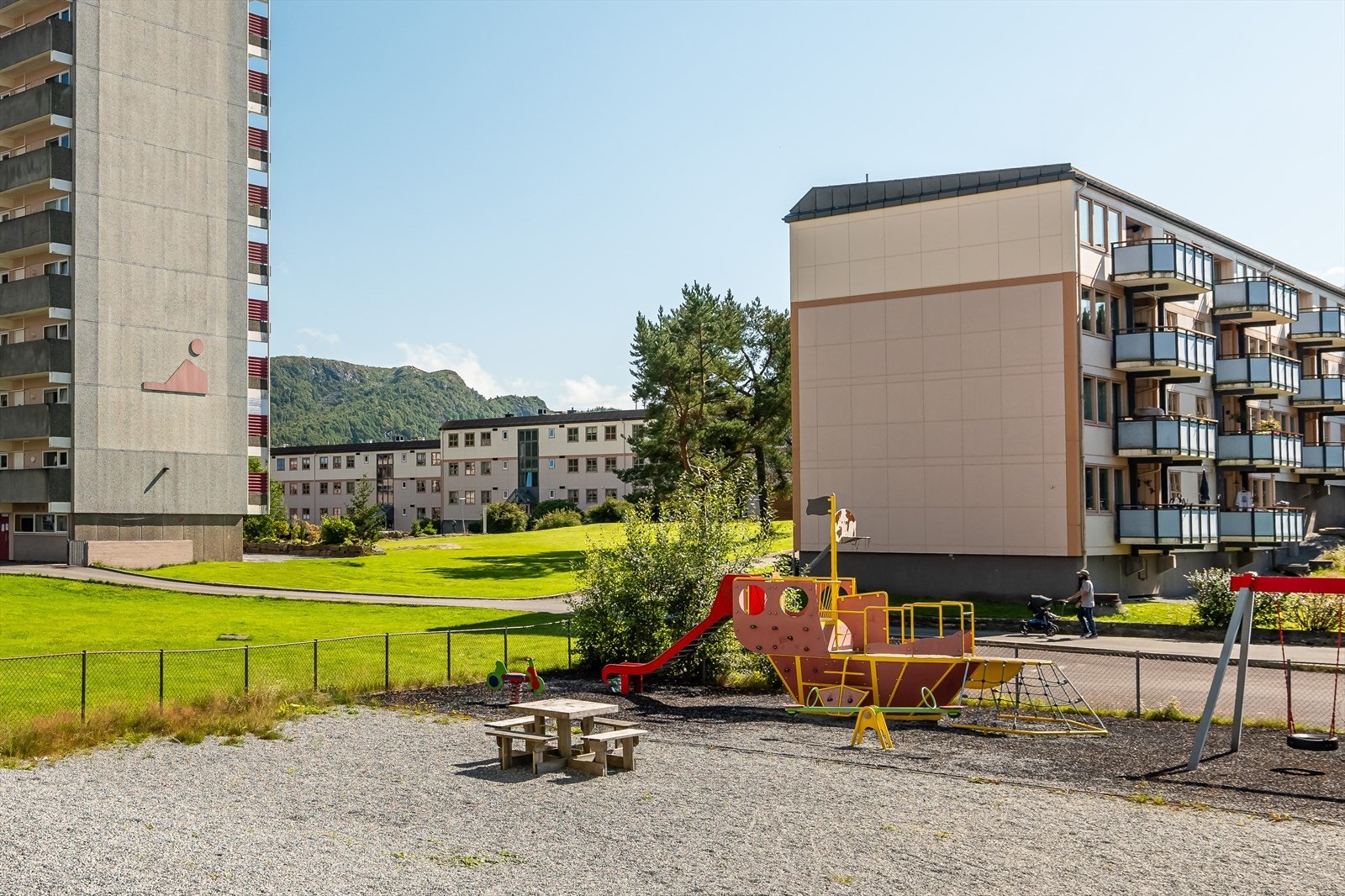 Flotte fellesarealer i borettslaget. Galleribilde