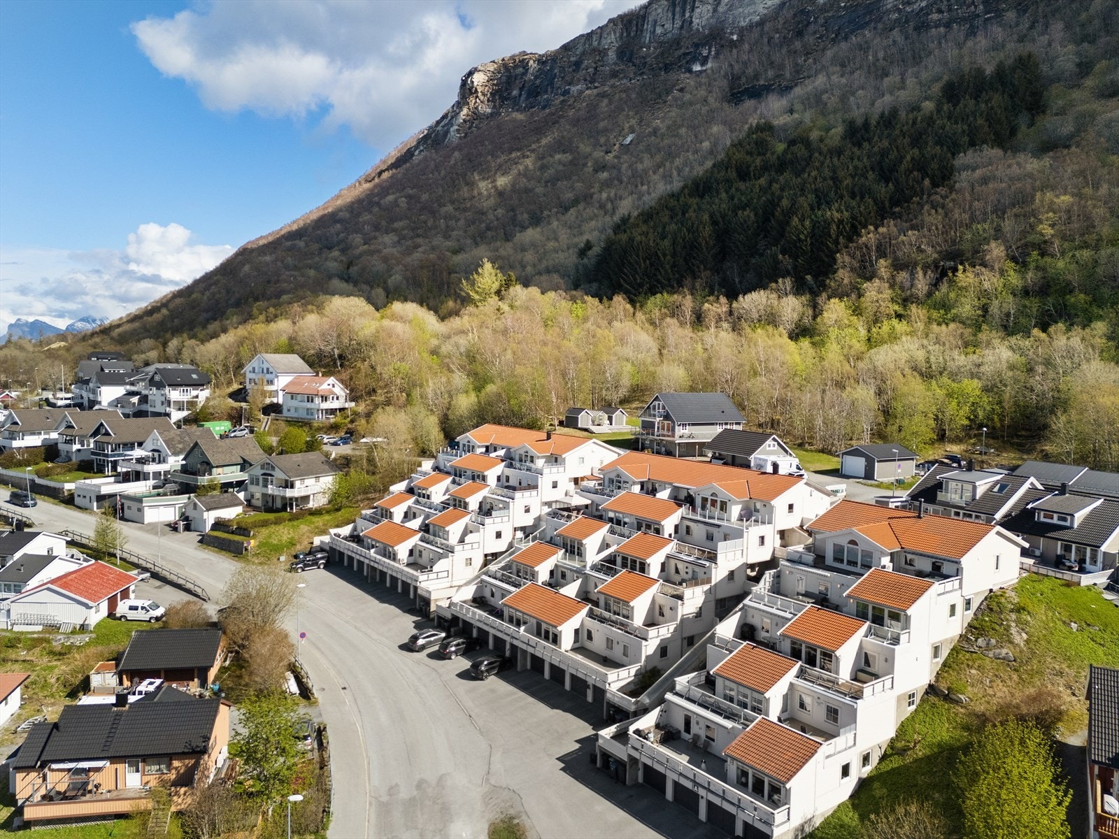 Dronebilde av området i Løpsmarka. Galleribilde