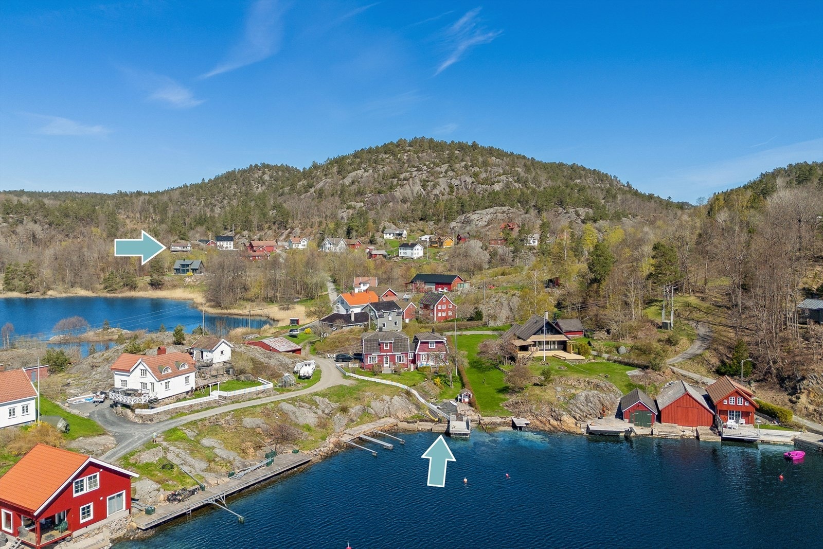 Området byr på umiddelbar nærhet til sjøen. Galleribilde