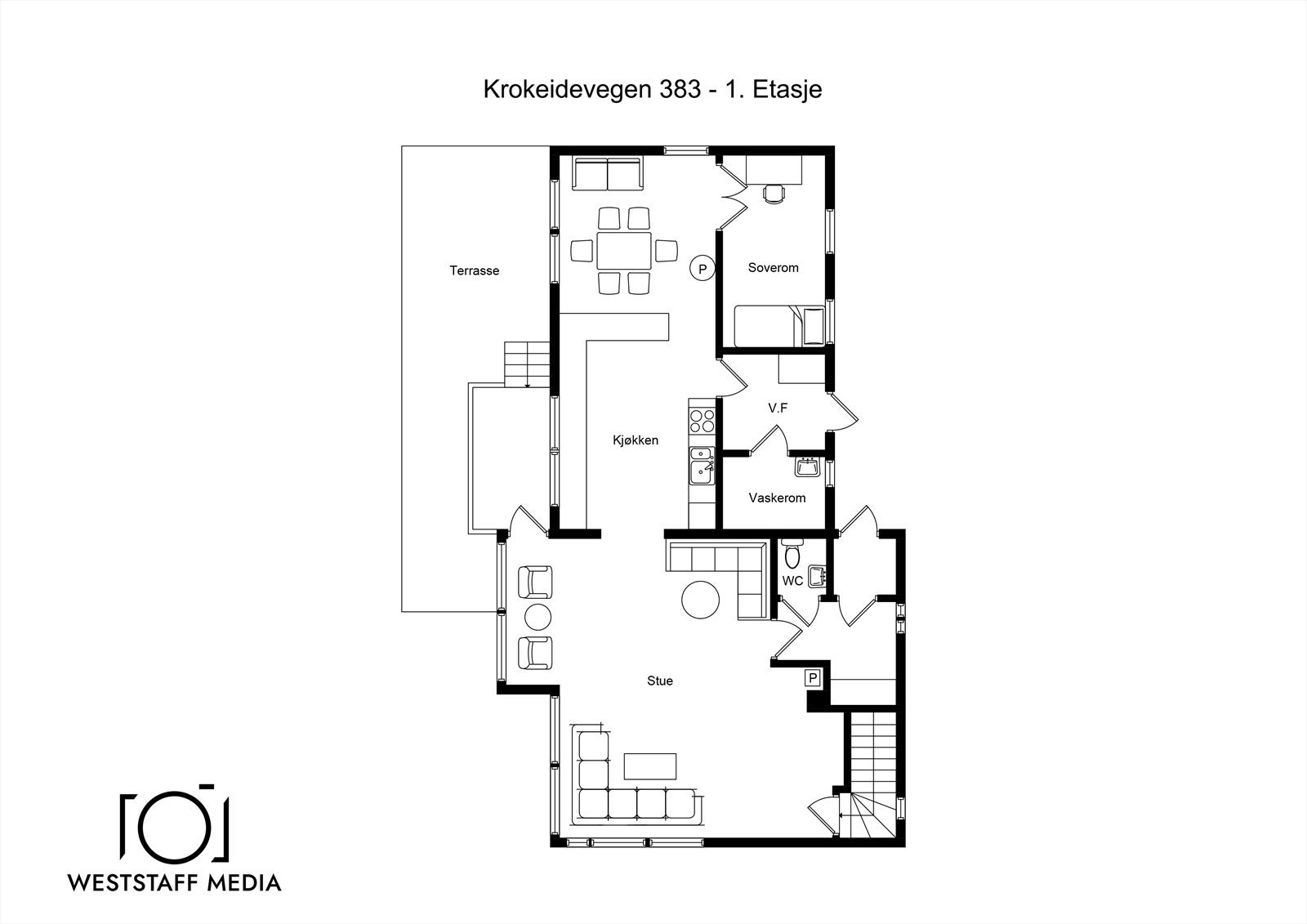 Plantegning Galleribilde