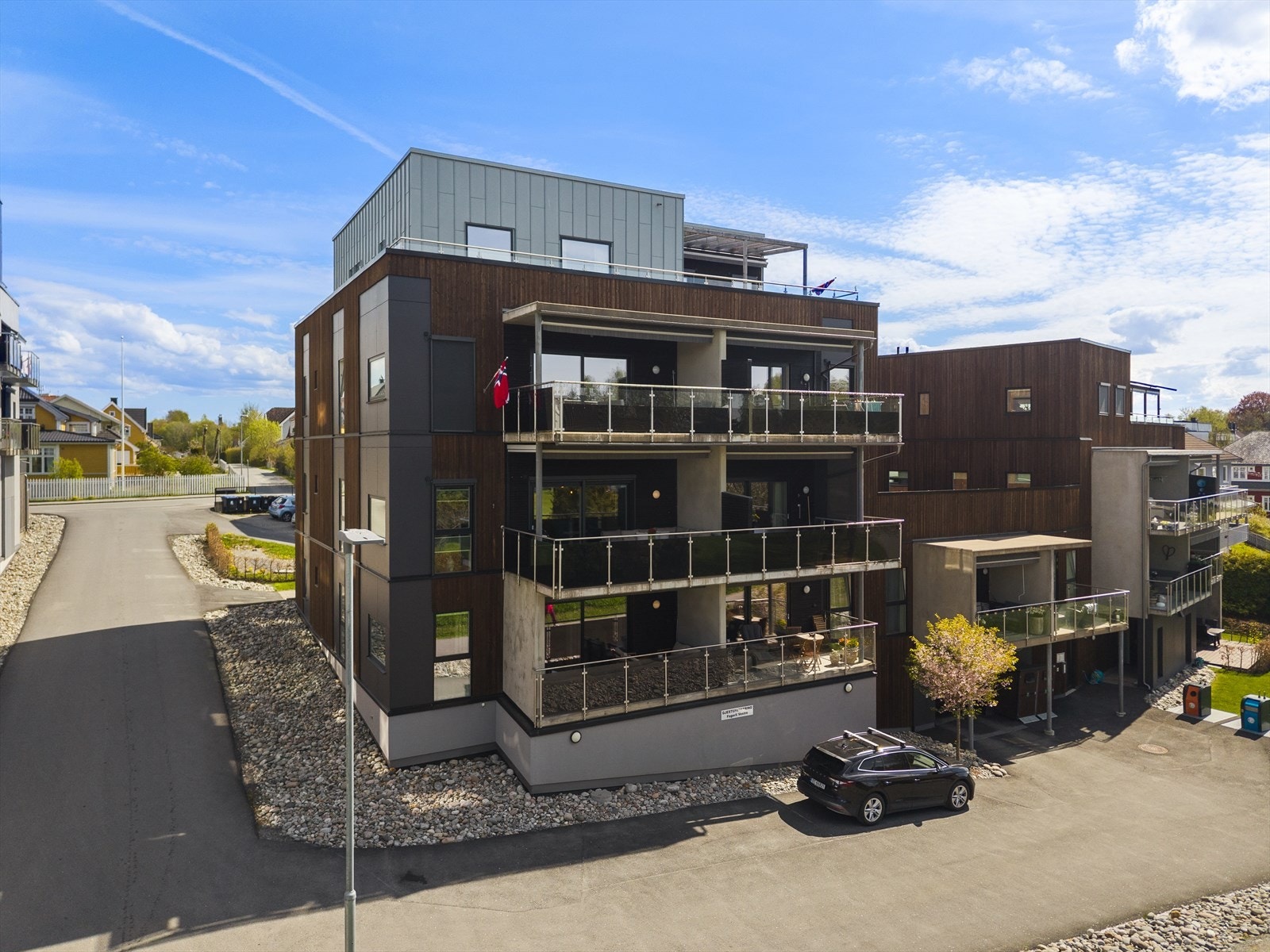 Leiligheten ligger i 2.etasje Galleribilde