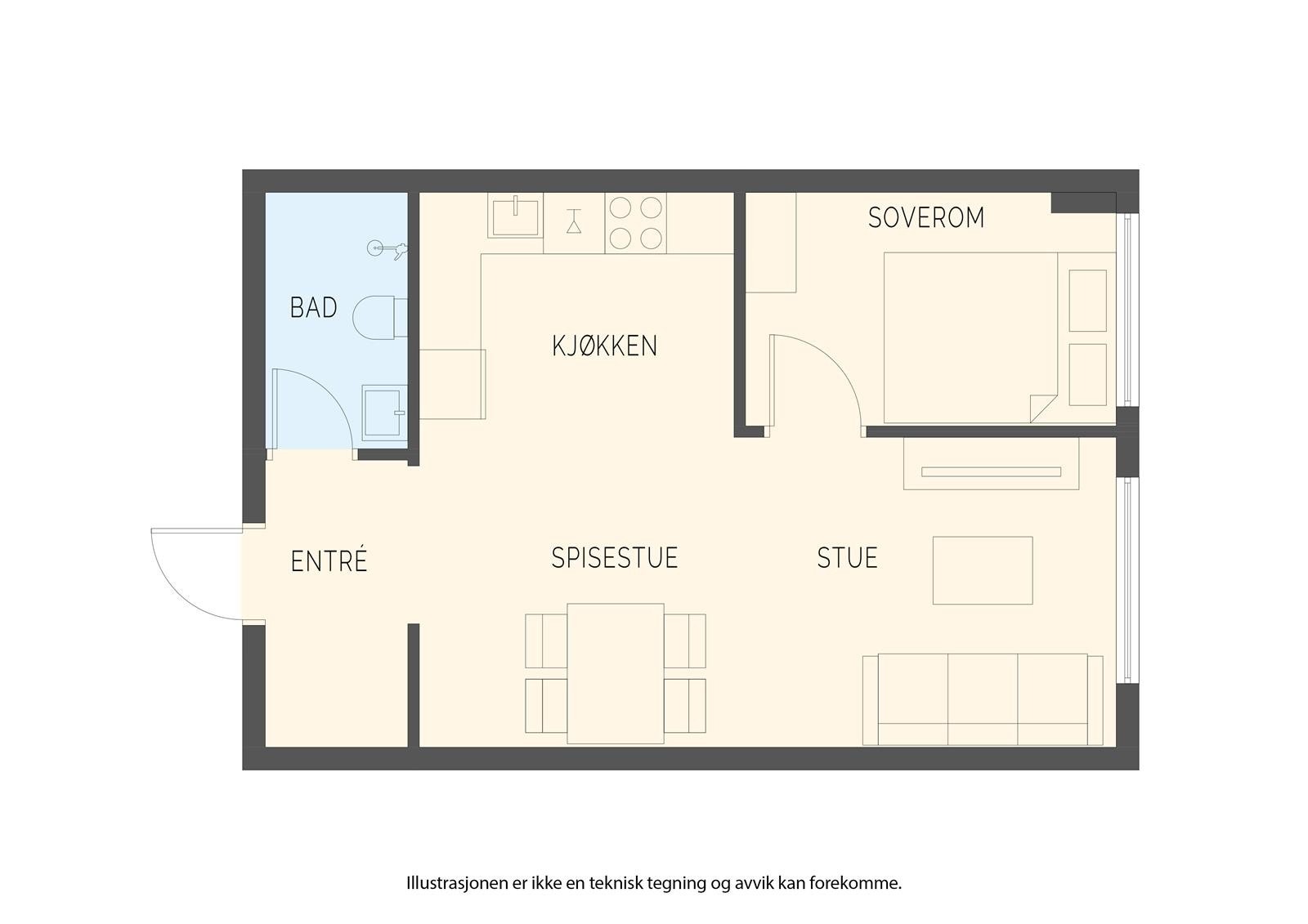 Plantegning Galleribilde