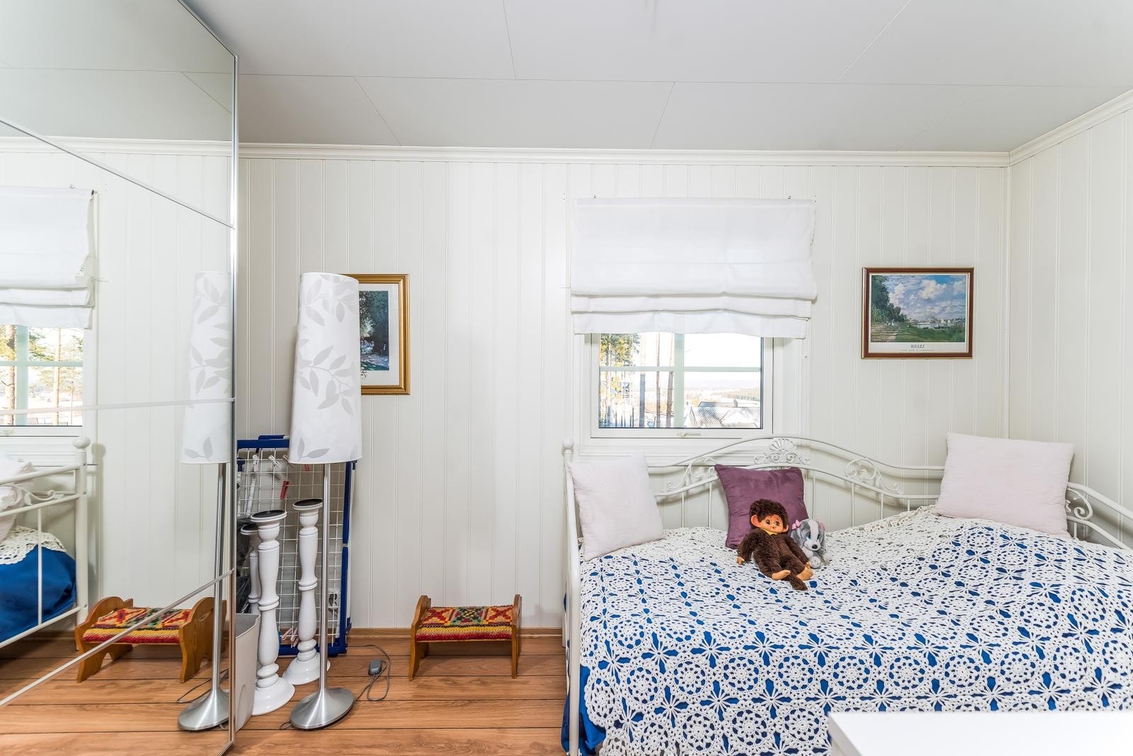 Soverom nr.2 er av god størrelse og kan fint brukes som barnerom, gjesterom eller kontor. Galleribilde
