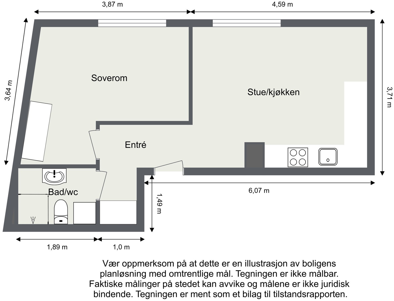 Plantegning 4.etasje Galleribilde