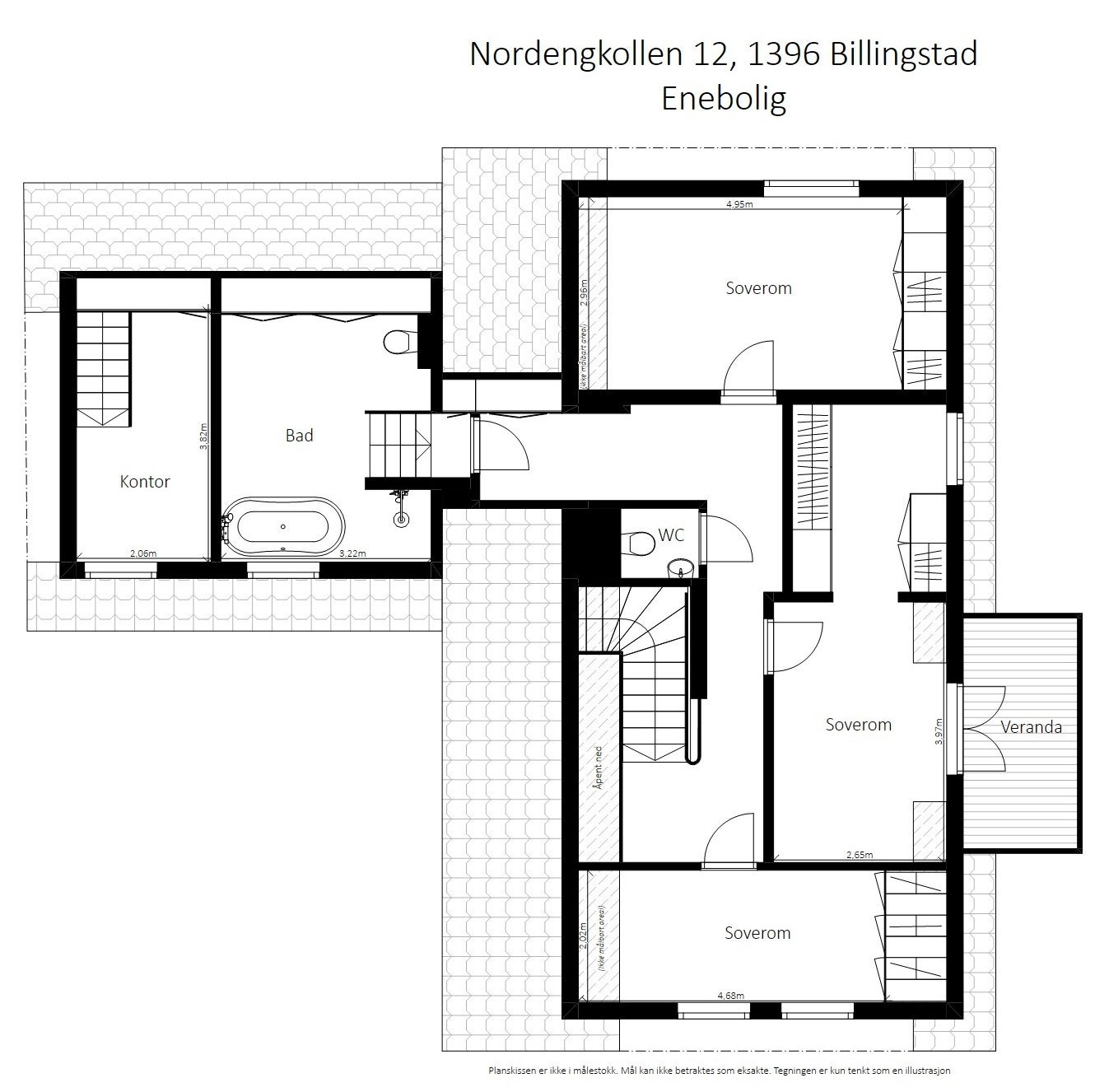 Plantegning 2. etasje. Galleribilde