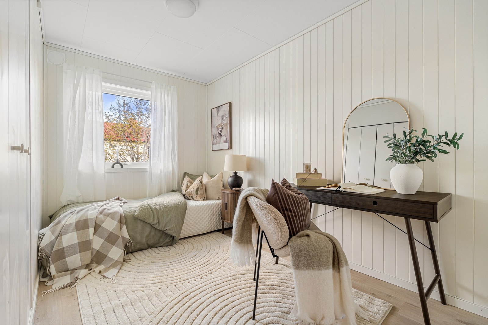 Soverom to på 9,5 m². Galleribilde
