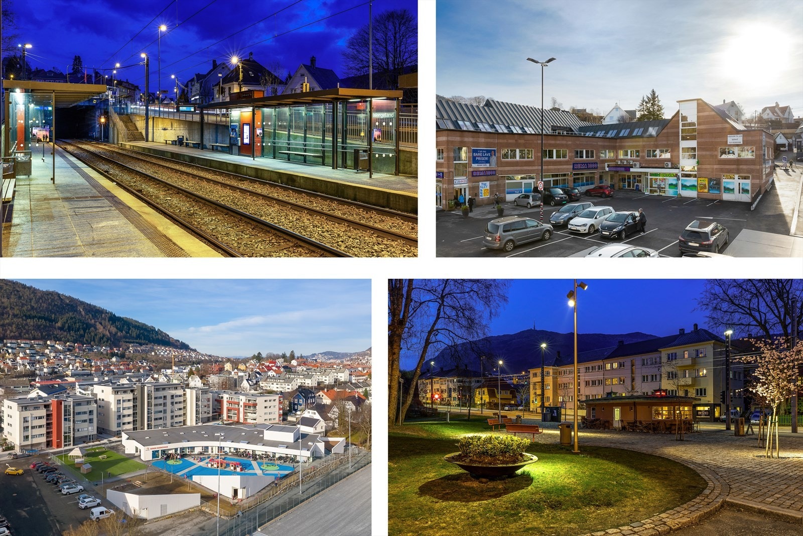 Området byr på svært gode kollektivforbindelser, med bybanestopp på Wergeland og kort reisetid til Bergen sentrum, i tillegg til hyppige bussavganger. Galleribilde