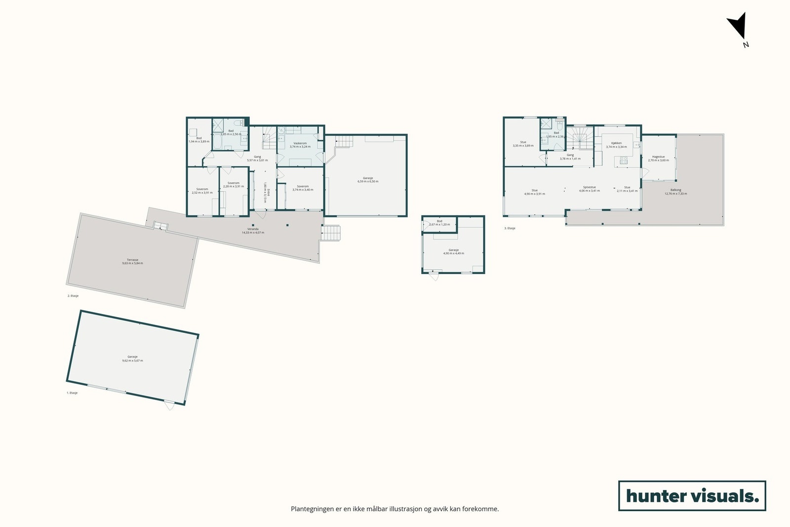 Plantegning Galleribilde