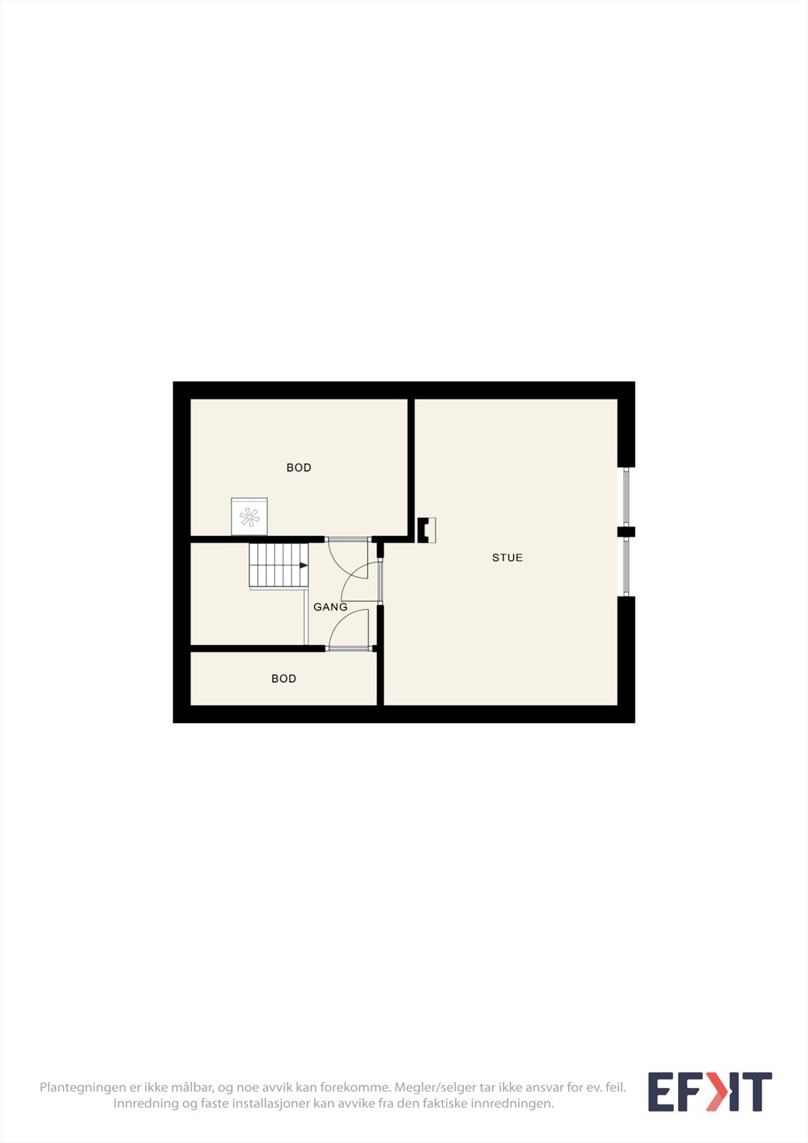 Plantegning, loft. Galleribilde