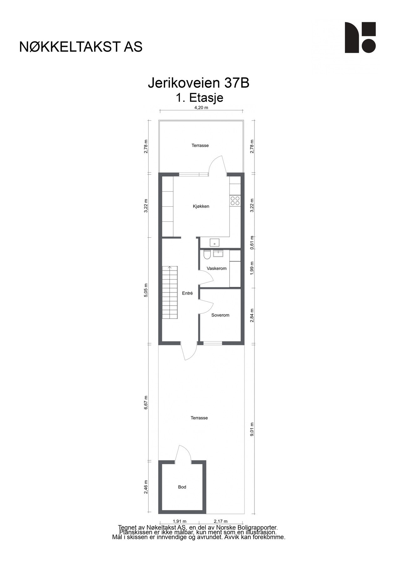 Plantegning - 1.etasje Galleribilde