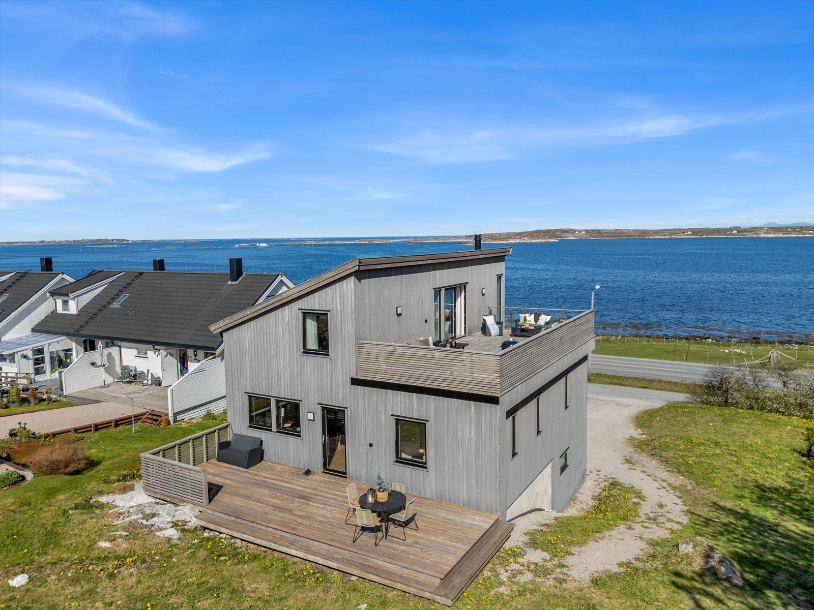 Her har du en fin plassering i feltet med svært gode solforhold og flott utsikt. Galleribilde