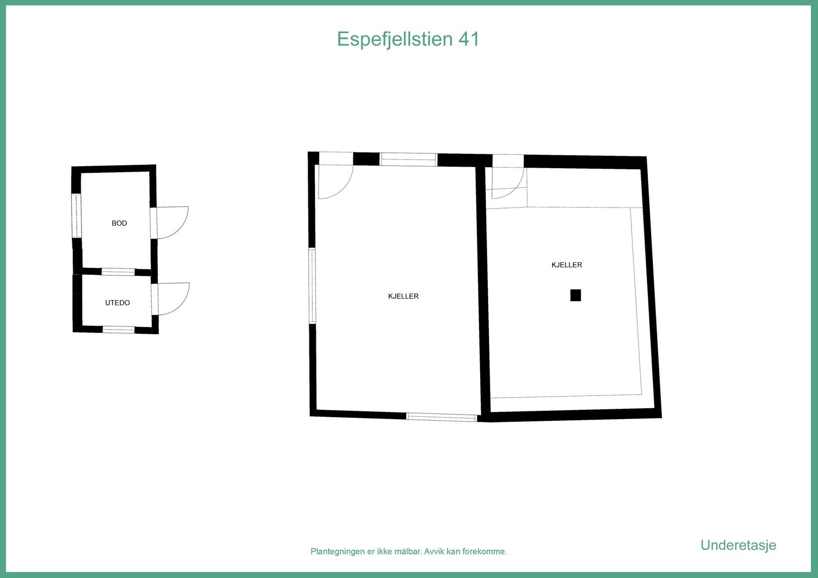 Plantegning Galleribilde
