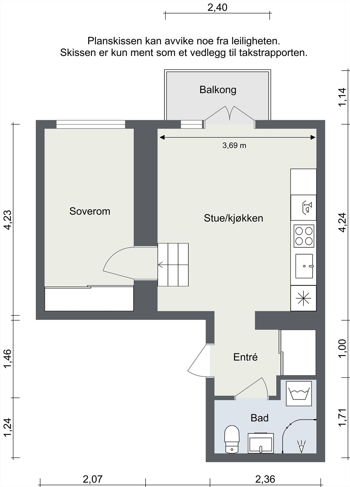 Plantegning Galleribilde
