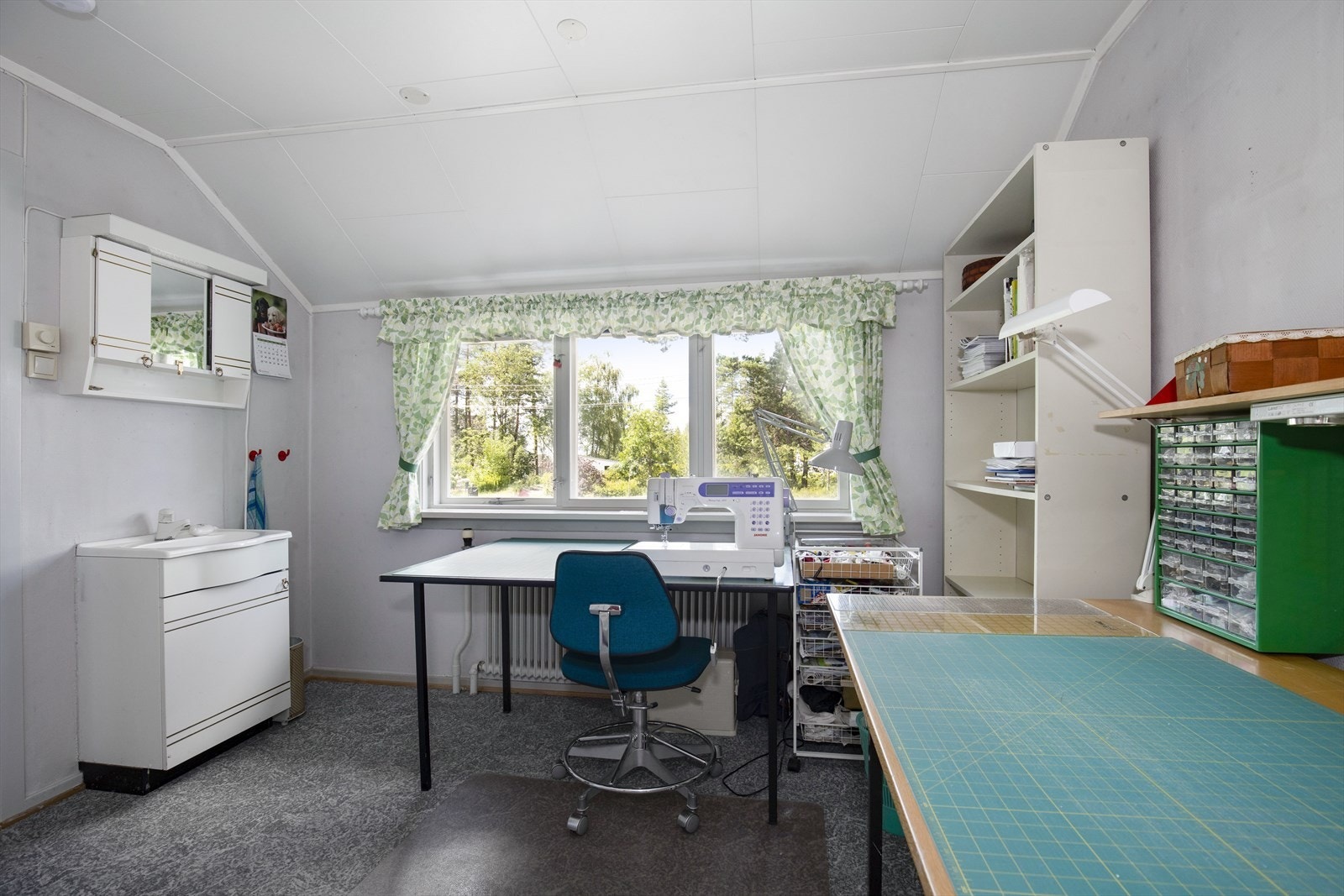 Soverom nr.2 blir i dag brukt som kontor/hobbyrom. Galleribilde