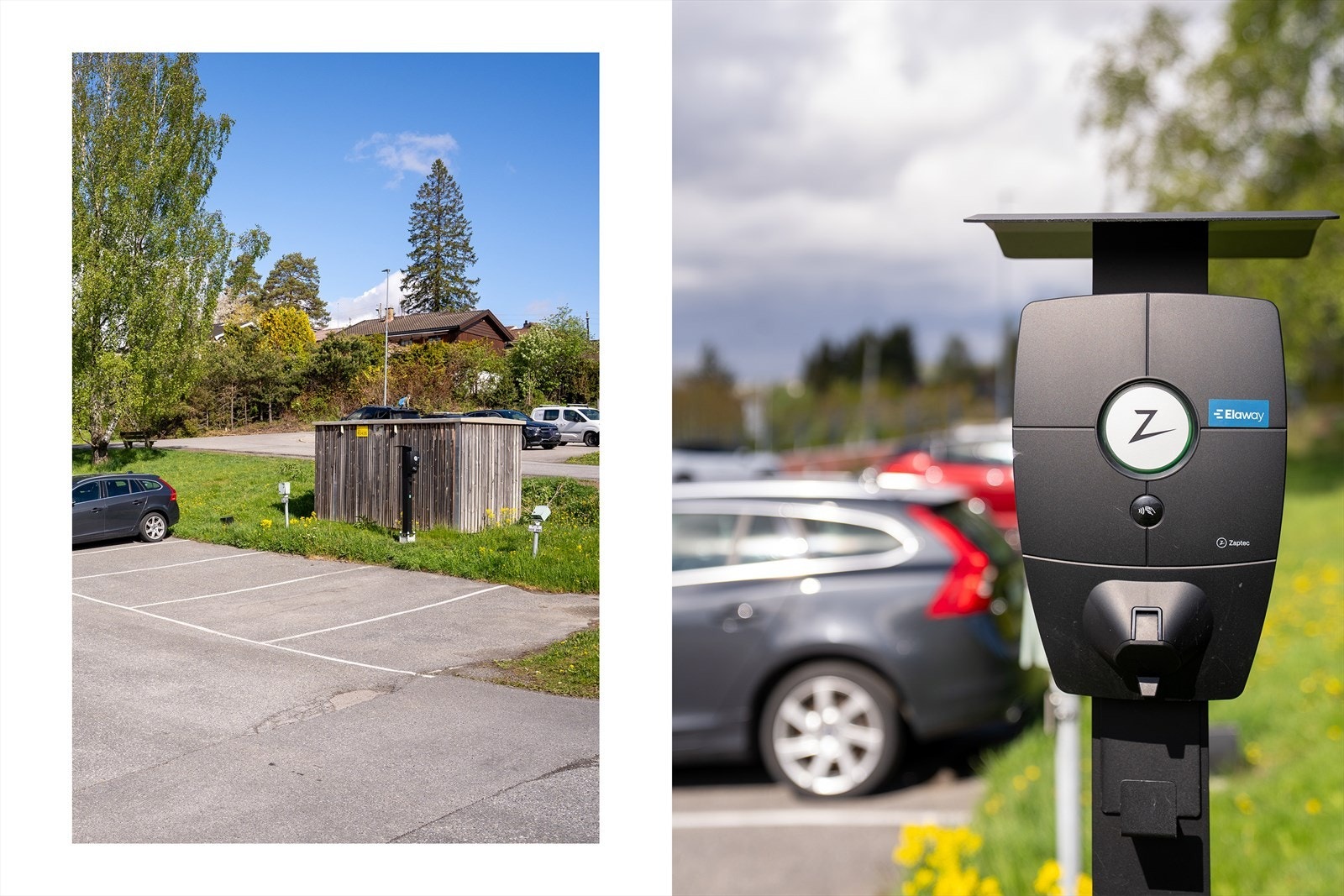 Det medfølger egen parkeringsplass hvor det er tilrettelagt for el-billading. Galleribilde