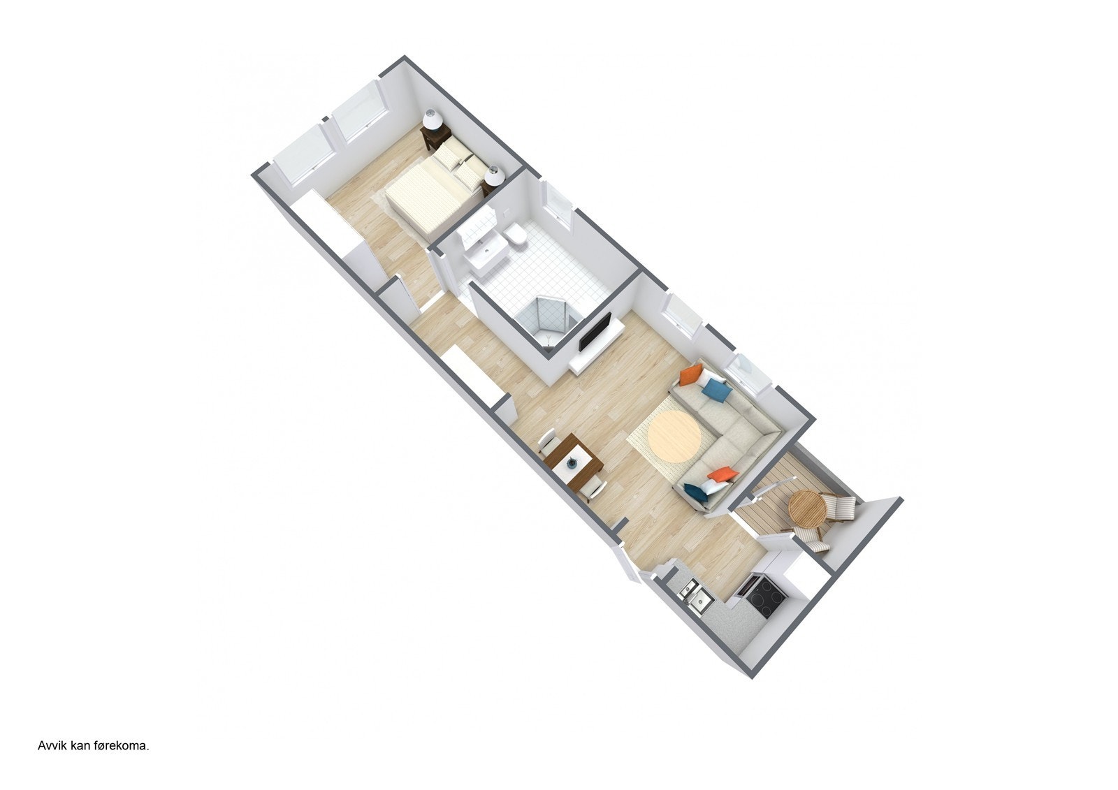 Planteikning 3D. Galleribilde