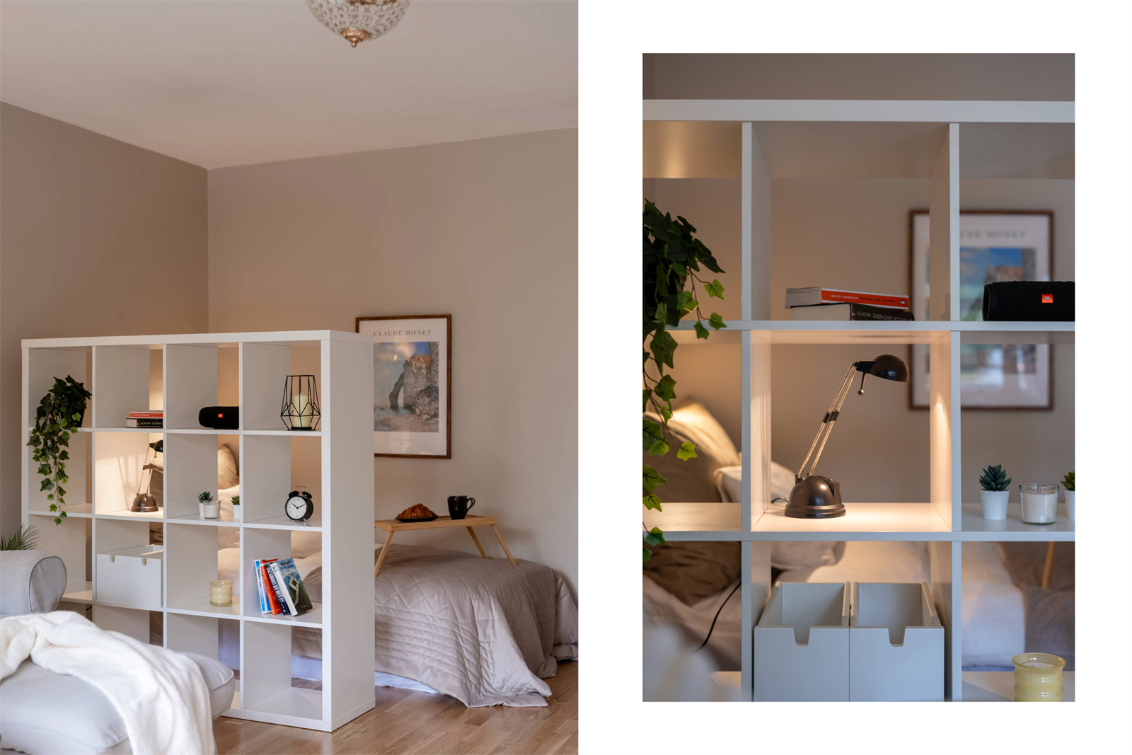 Det er et rolig borettslag, og det er etasjeskillere av betong Galleribilde