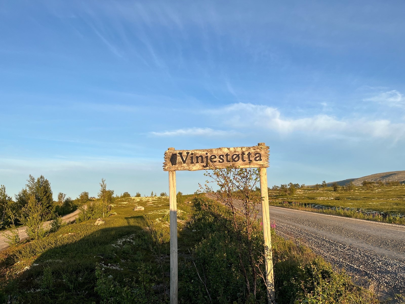 Vinjestøtta ligger ikke langt unna hytta Galleribilde