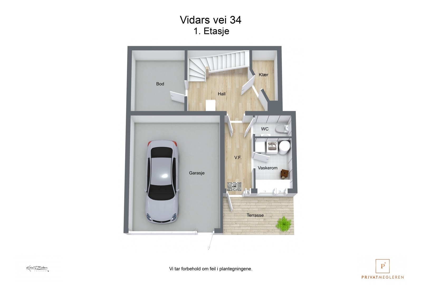Plantegning 1. Etasje Galleribilde