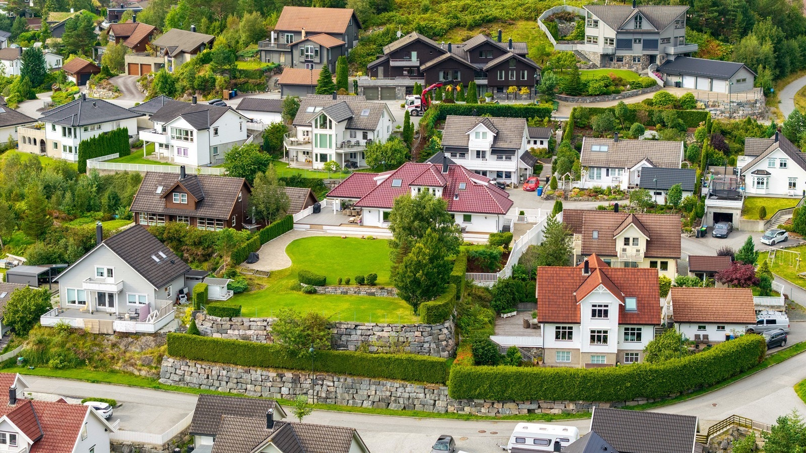 Dronebilde Galleribilde