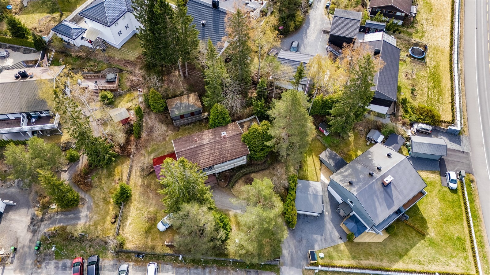 Dronebilde Galleribilde