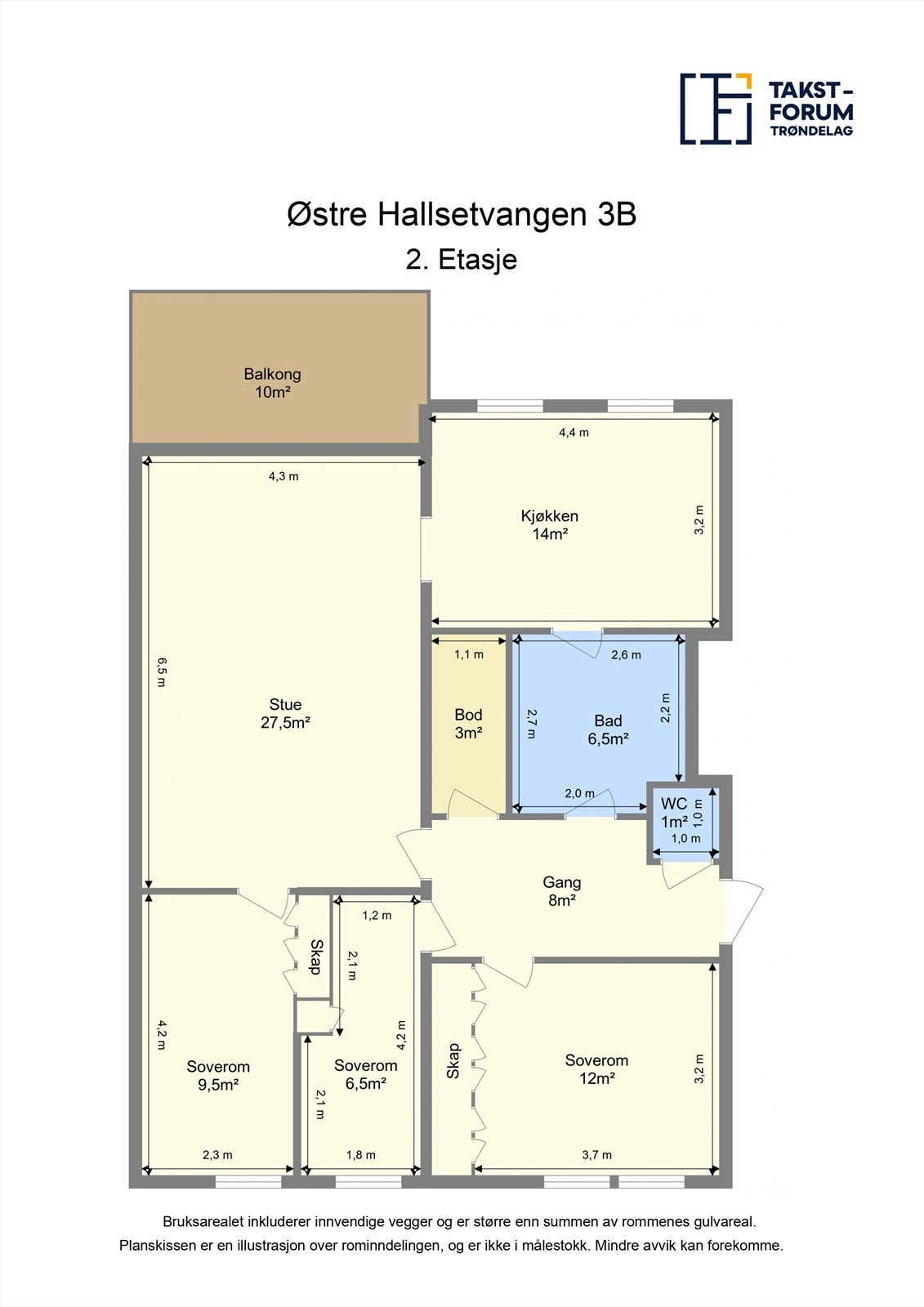 Plantegning 2. etasje. Galleribilde