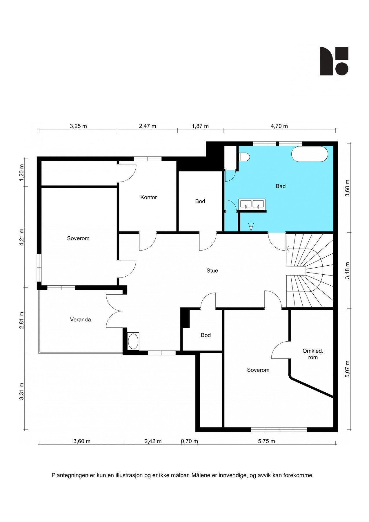 Plantegning - Annen etasje Galleribilde