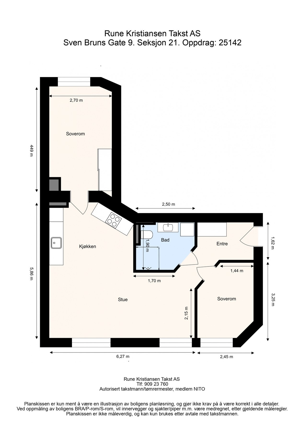 Plantegning Galleribilde