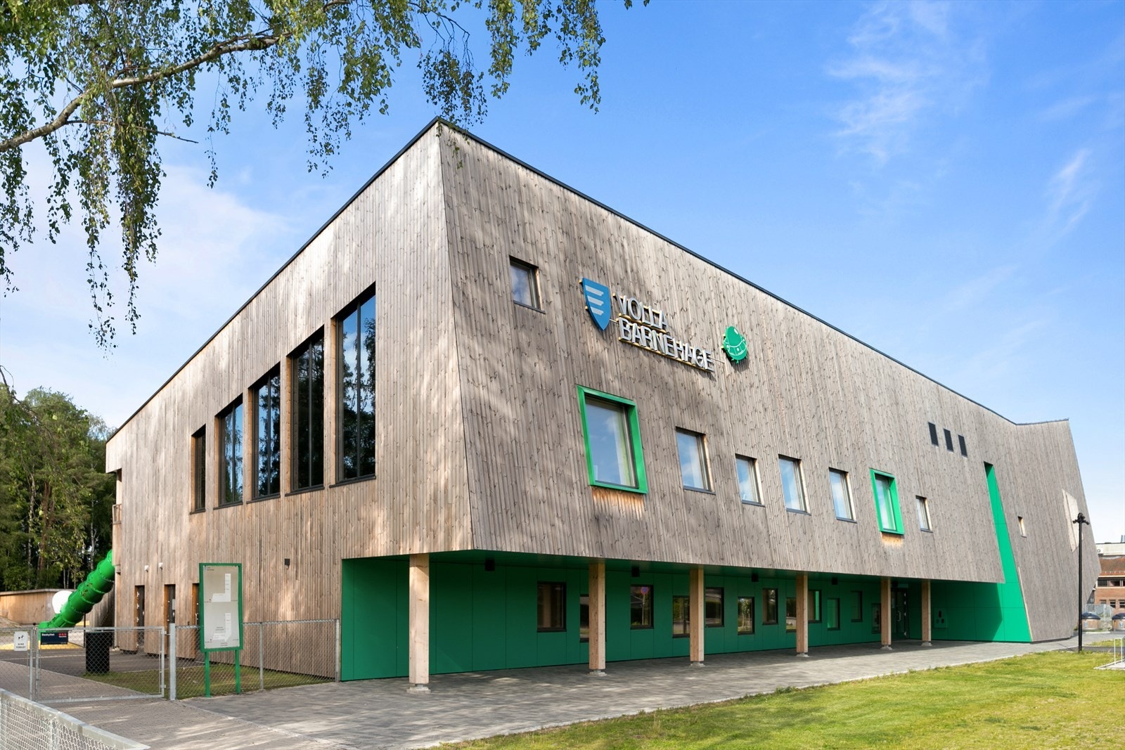 Kort vei til barnehager, både private og kommunale. Galleribilde