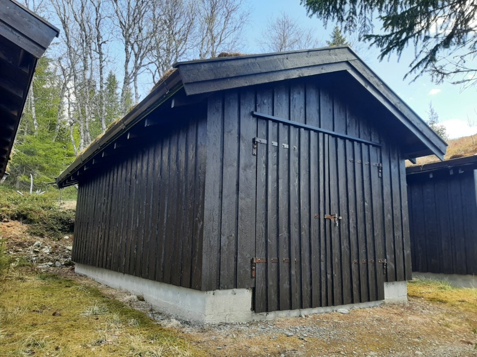 Fronten på naustet. Galleribilde