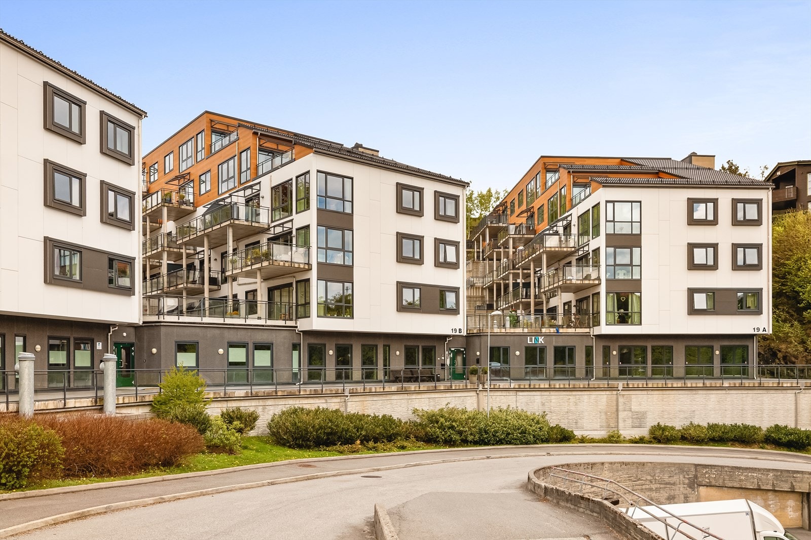 Sameiet Kleppestø Terrasse består av tre bygg med totalt 58 boligseksjoner. Galleribilde