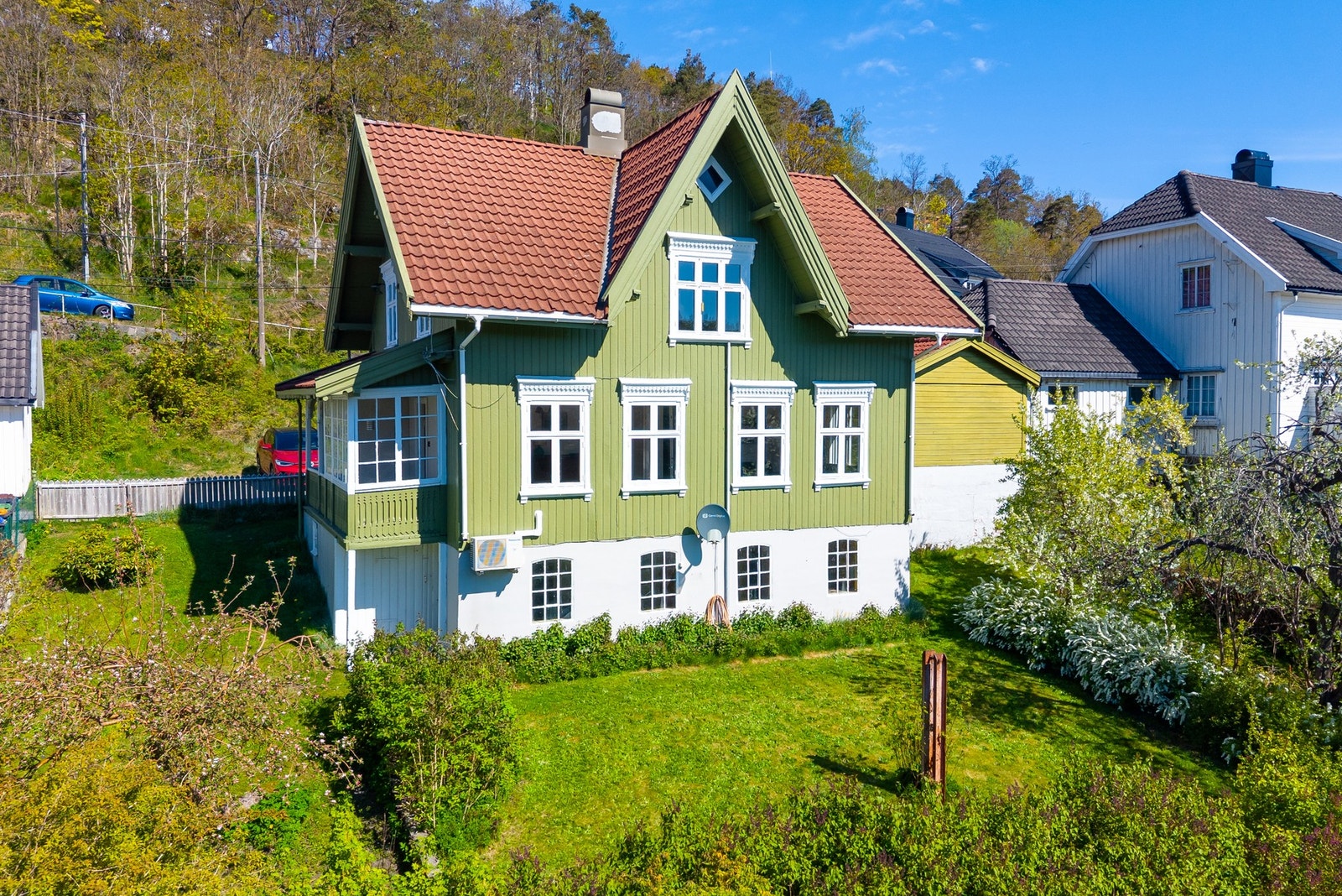 Huset har behov for oppussing. Galleribilde