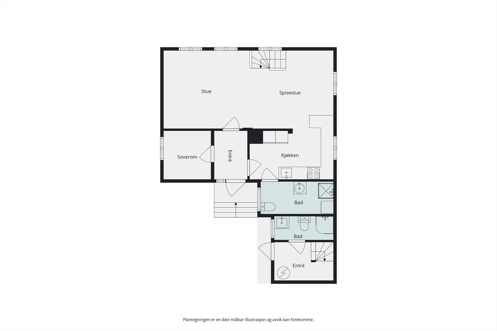 Plantegning Galleribilde
