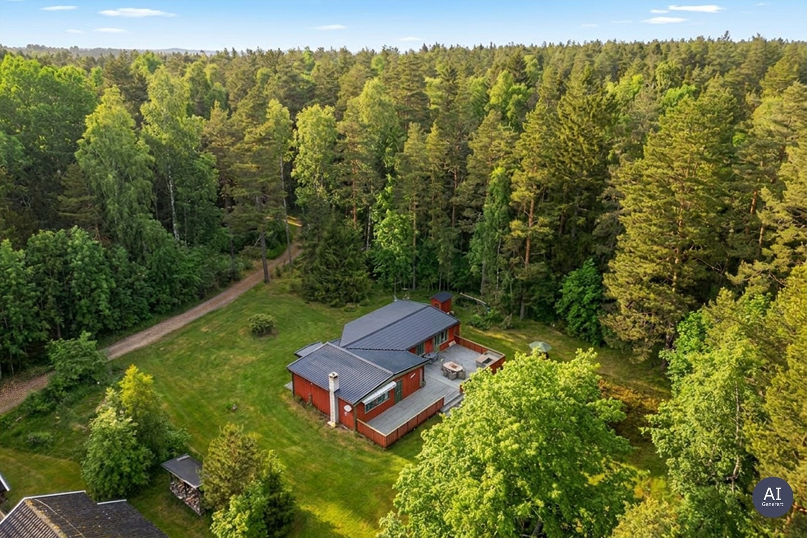 Eiendommen ligger i et skogkledd landskap, som en del av Ytre Hvaler nasjonalpark. Galleribilde