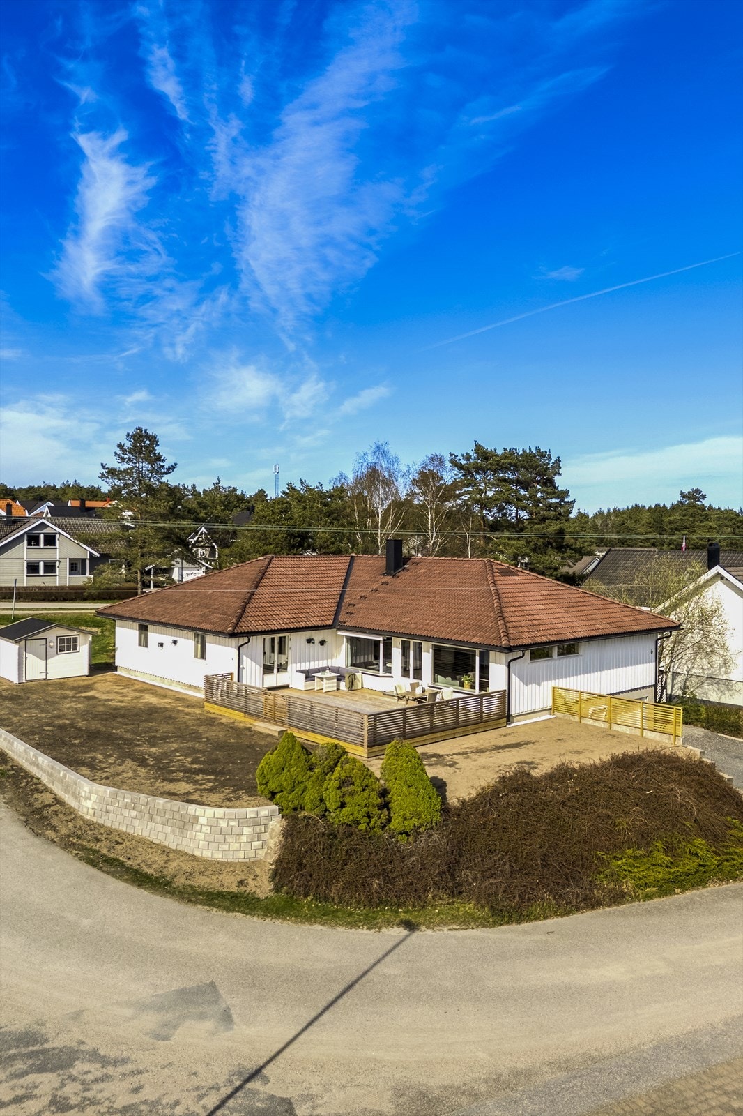 Eiendommen fremstår solid med et godt ytre Galleribilde