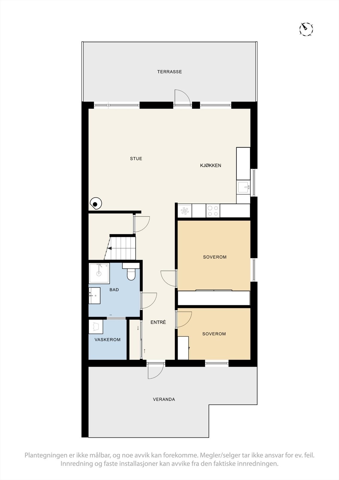 Plantegning hovedplan Galleribilde