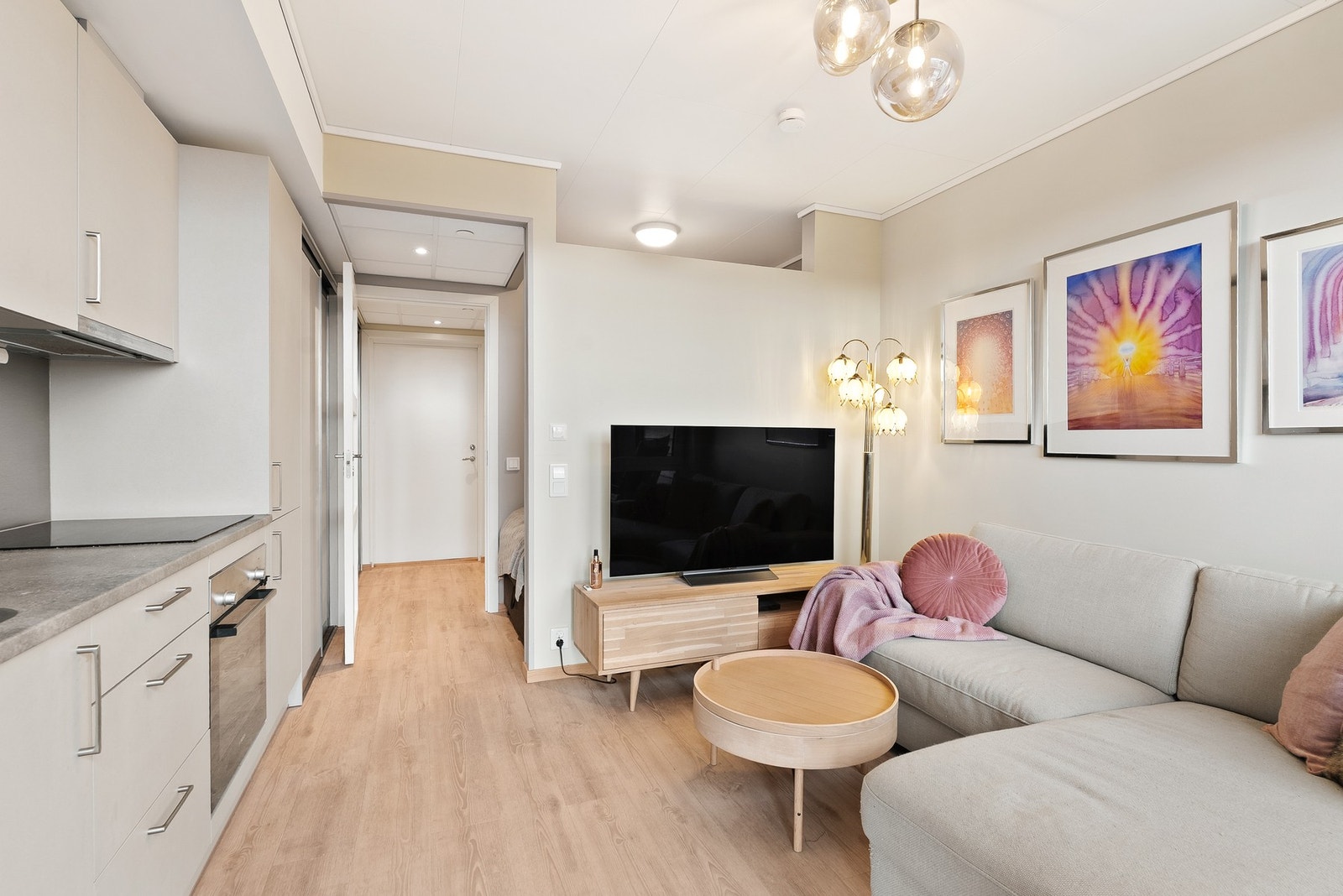 Leiligheten har en arealeffektiv planløsning. Galleribilde