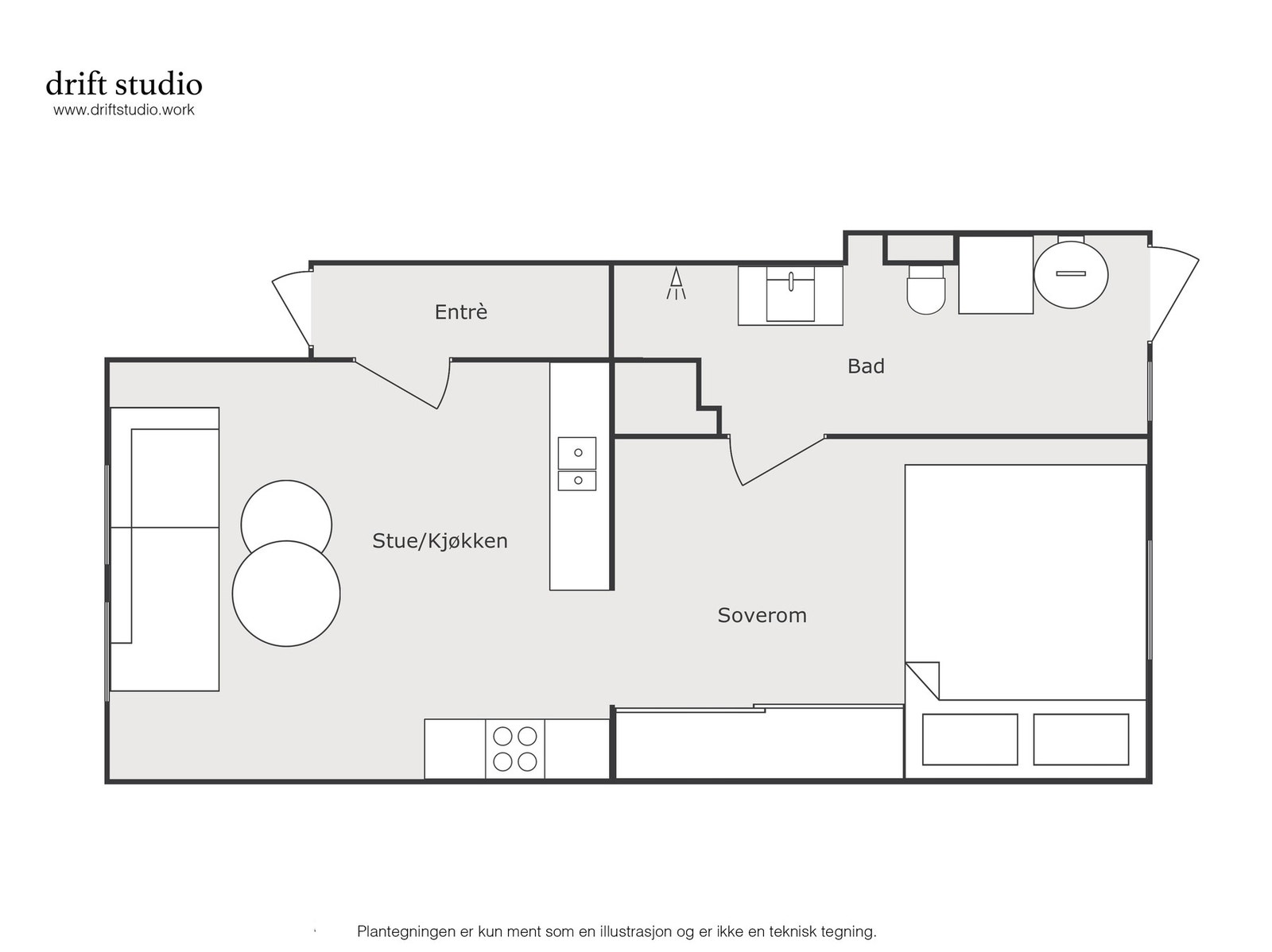 Plantegning. Galleribilde